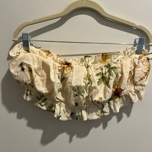 H&M Sunflower Bandeau Crop Top